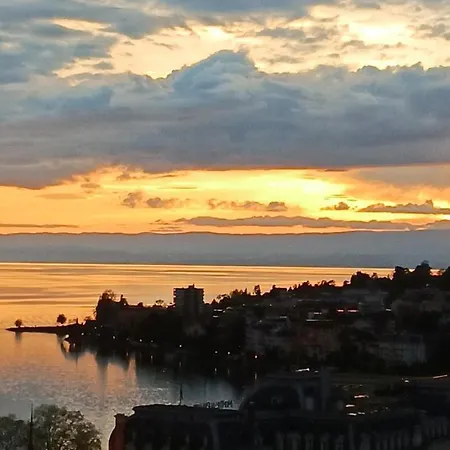 Loft Belle Vue Du Leman Lägenhet